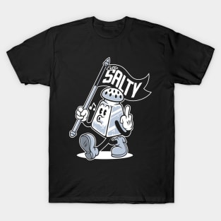 Extra Salty - Vintage Cartoon - Sassy - Rude - Flipping the Bird T-Shirt